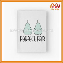 Twin perfect pair white cute hardcover journal for gifts/office/school